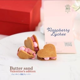 Butter sand Raspberry Lychee