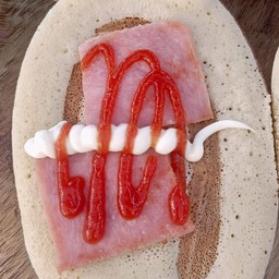 2ชิ้นโตเกียวไส้แฮม