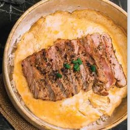 ข้าวไข่นุ่ม เนื้อออสเตรเลียย่าง