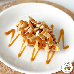 ครอฟเฟิล คาราเมลอัลมอนด์