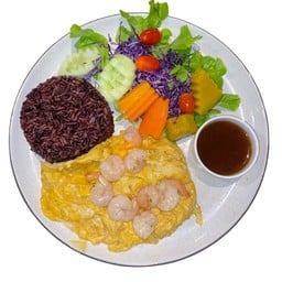 ข้าวไข่ข้นกุ้ง