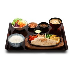 เซตสเต๊กปลาแพนกาเซียสดอร์รี่ กระทะร้อน