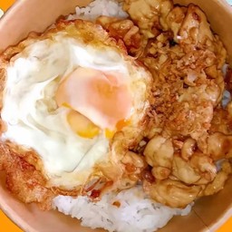 ข้าวไก่กระเทียม