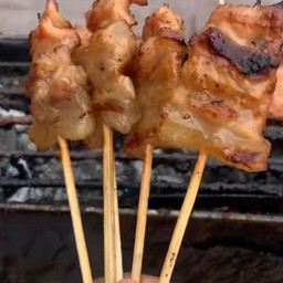 หมูปิ้ง 16 ไม้แถม1ไม้