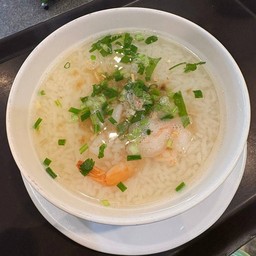 ข้าวต้มกุ้ง Ric Soup with Shrimps