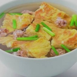 ต้มจืดไข่น้ำหมูสับ