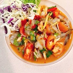 G3.ยำกุ้งสด
