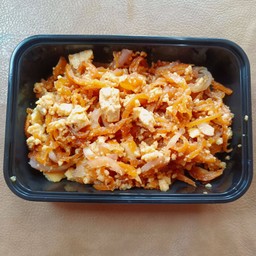 ไชโป๊วผัดเต้าหู้เจ Vegan