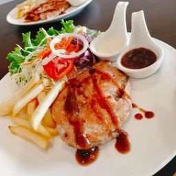 สเต็กหมูบด