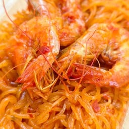 ผัดไทยเส้นจันทร์กุ้ง