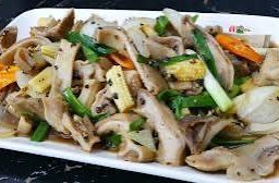 ผัดกระเพราะหมูผักกาดดอง