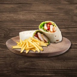 Chicken Wrap + French Fries