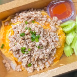 ข้าวไข่ข้น-หมูสับ [EM]