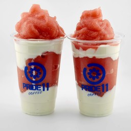 โปรโมชั่นสตอเบอรี่โยเกิร์ตสมูทตี้ 2 แก้ว ราคา