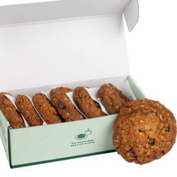 Oatmeal spelt raisin cookies box of 6