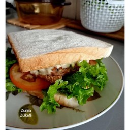 ขนมปังเบอร์เกอร์เนื้อ