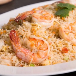 ข้าวผัดกุ้ง (จานใหญ่) 180