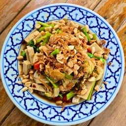 Noodle Spicy Salad With Pork Sausage