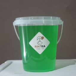 แอ๊ปเปิ้ลโซดาแก้วถังพร้อมหูหิ้ว