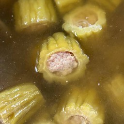 ต้มมะระยัดไส้หมูสับ