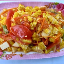 ตำข ้าวโพดไข่เค็ม
