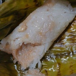 ข้าวเหนียวปิ้งกะทิไส้ถั่วกวน