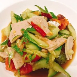 ตำเเตงหมูยอ