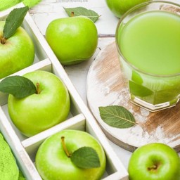 น้ำเเอปเปิ้ลเขียวสกัดเย็น ( No sugar)