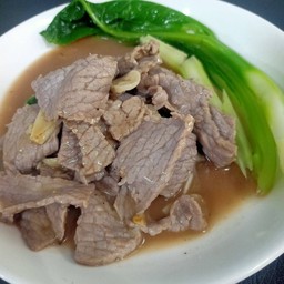 เนื้อคะน้าน้ำมันหอย