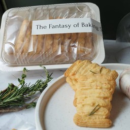 คุุกกี้กระเทียมชีส 8ชิ้น