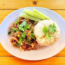 ข้าวมันไก่ธารทอง(เจ้าเก่า) วัดลาดปลาดุก