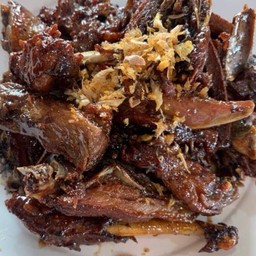 เป็ดคั่วกระเทียม #150