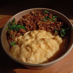 ข้าวไข่ข้น ไข่ 2 ฟอง