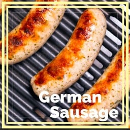 German Sausage 1 pc ไส้กรอกเยอรมัน 1 ชิ้น