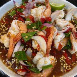 ตำกุ้งสุก