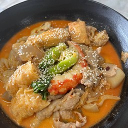 ชาบูต้มให้น้ำซุป หมาล่า&ทงคัตสึ L