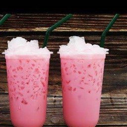 นมเย็น(ใส่แก้ว)