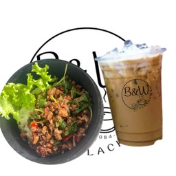 กระเพราเนื้อ+โกโก้
