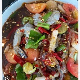 ส้มตำไหลบัวกุ้งสด