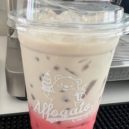 Iced Pink Oat Milk
