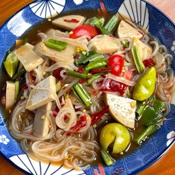 ตำเส้นเล็กหมูยอ (เมนูขายดี)