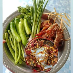 ชุดพอดีอิ่มตำแจ่วปลาร้า