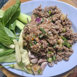 ลาบก้อยสุก