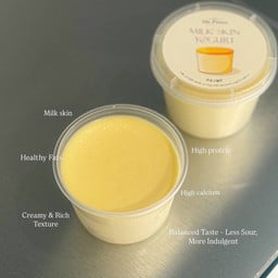 Milk skin yogurt