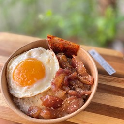 ข้าวหมูแดดทอด