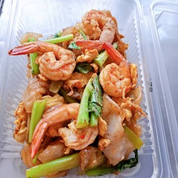 ผัดซีอิ้วทะเลเส้นใหญ่