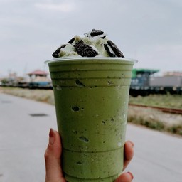 ชาเขียวโอริโอ้นมสวย