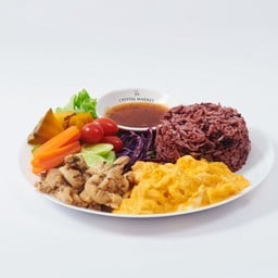 ข้าวไข่ข้นเพิ่มหมูย่าง 540 kcal