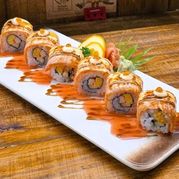 SP48 Salmon Cheese Aburi Roll