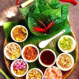 เมี่ยงคำคาราเมลมันกุ้ง